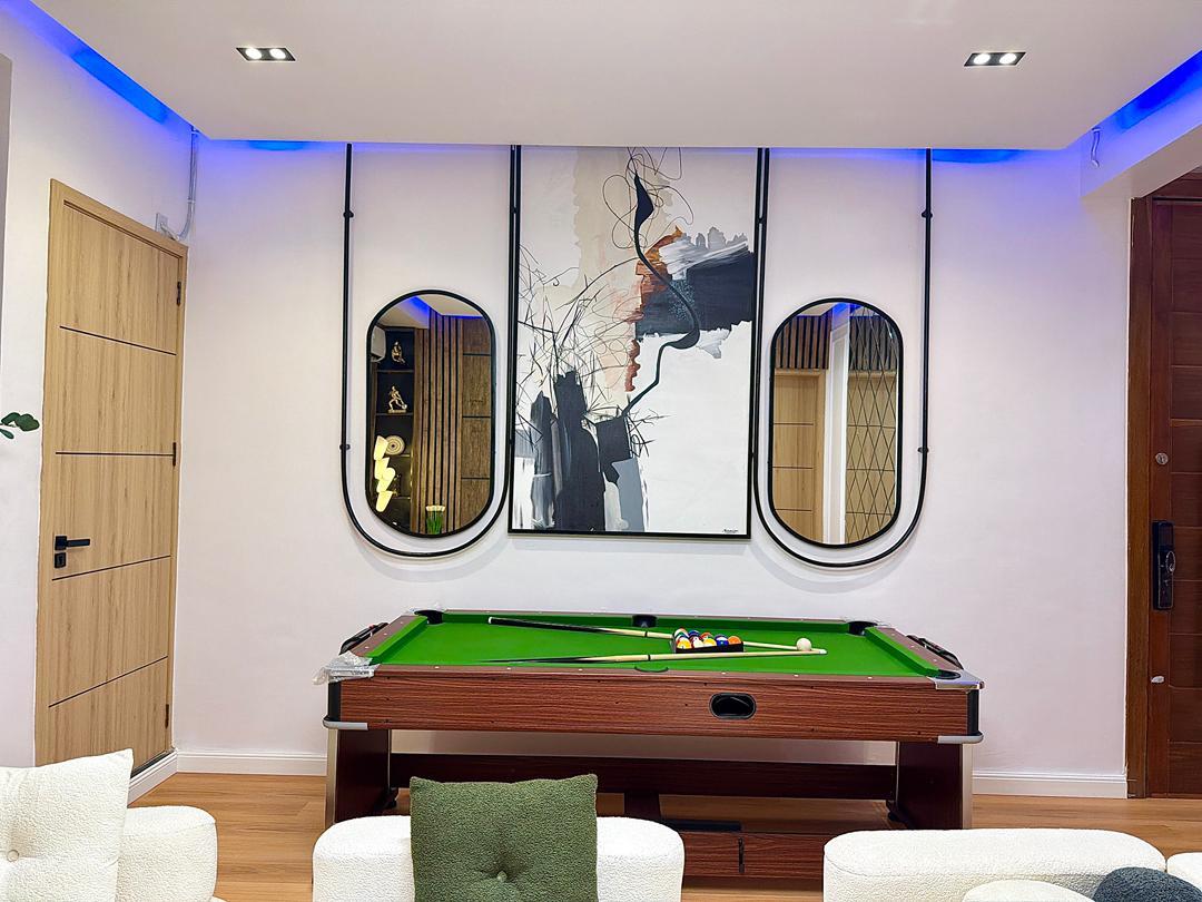 Maruwa:* Newly renovated 2 bedroom apartment with Ps5, Snooker board, Air hockey, Balcony photo 14