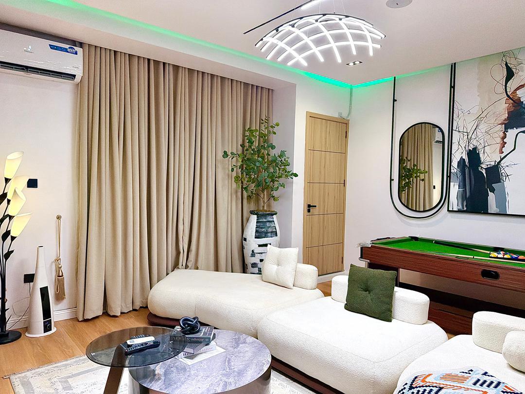 Maruwa:* Newly renovated 2 bedroom apartment with Ps5, Snooker board, Air hockey, Balcony photo 8