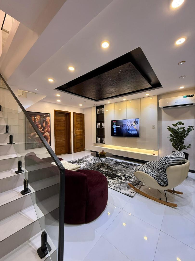 Deluxe 2 Bedroom Terrace Duplex with Pool, and PS5. Tastefully furnished and nestled in a serene environment.